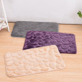 100% polyester memory foam custom bathroom rugs